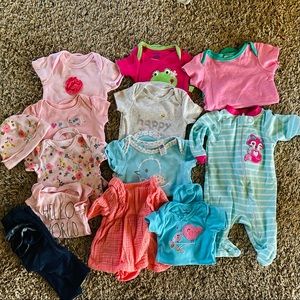 0-3 month Baby girl clothes